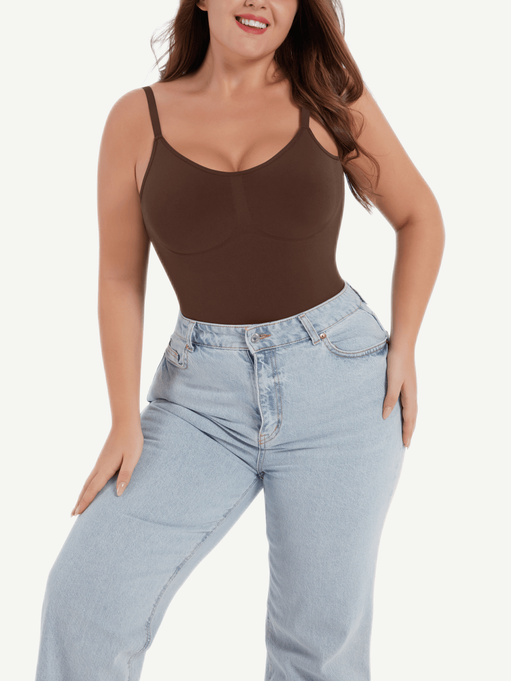 Open-Back Sculpt Thong Bodysuit