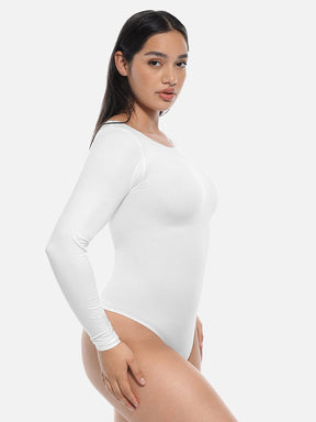 Long-Sleeve Sculpt Bodysuit
