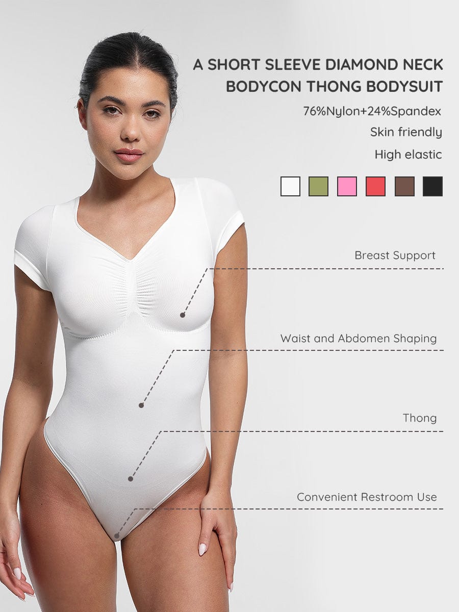 Power-Sculpt Thong Bodysuit