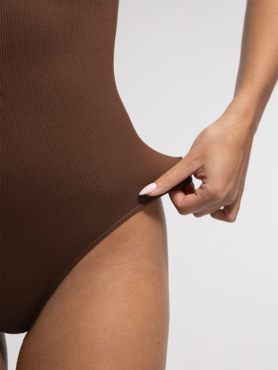 Zip-Front Sculpt Bodysuit